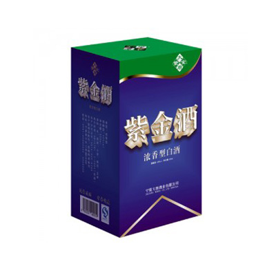 紫金白酒蓝盒42度